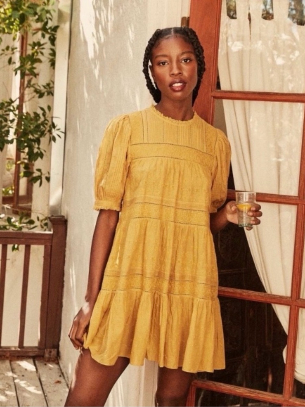 Doen Nerine Dress in wheat